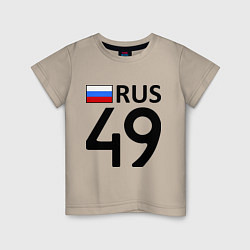 Детская футболка RUS 49