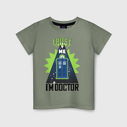 Детская футболка Trust me, i'm doctor who