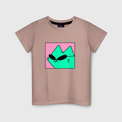 Детская футболка Кот в очках