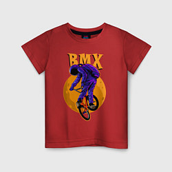 Детская футболка BMX - moon - space