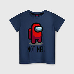 Детская футболка Among Us, Not Me!