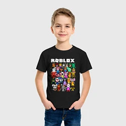Футболка хлопковая детская ROBLOX PIGGY, цвет: черный — фото 2