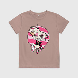 Футболка хлопковая детская ОТЕЛЬ ХАЗБИН, цвет: пыльно-розовый