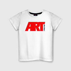 Детская футболка Art white