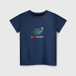 Детская футболка Добрая пиранья