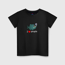 Детская футболка Добрая пиранья