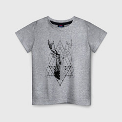 Детская футболка Polygonal deer