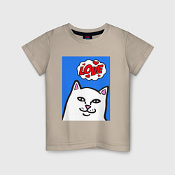 Детская футболка Love cat