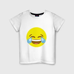 Детская футболка Эмоджи смех