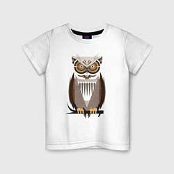 Детская футболка Бдительная сова