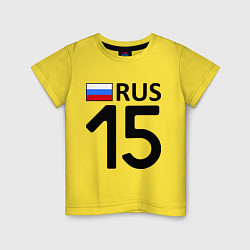 Детская футболка RUS 15