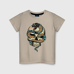 Детская футболка Snake&Skull