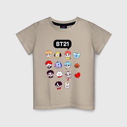 Детская футболка BTS BT21