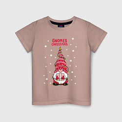 Детская футболка Гном с подарком