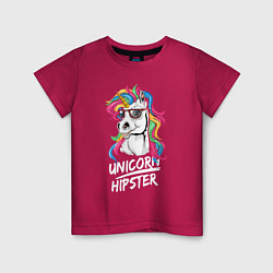 Детская футболка Unicorn hipster