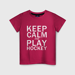 Детская футболка K C a Play Hockey