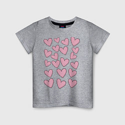 Детская футболка Маленькие сердца