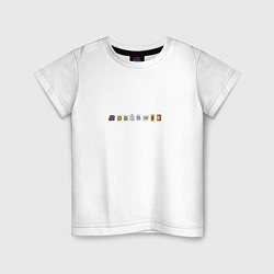 Детская футболка Солнышко газетный алфавит