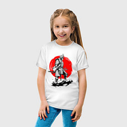Футболка хлопковая детская САМУРАЙ, цвет: белый — фото 2