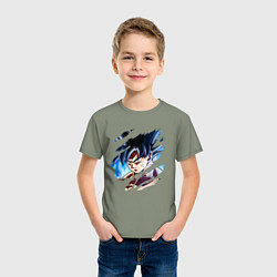 Футболка хлопковая детская Dragon Ball, цвет: авокадо — фото 2