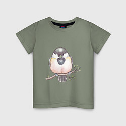 Детская футболка Милый пухлый птенчик