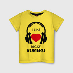 Детская футболка I like Nicky Romero