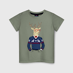 Детская футболка Hipster Deer