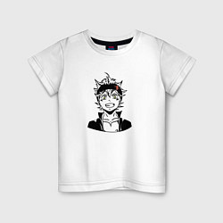 Детская футболка Черный клевер, Аста