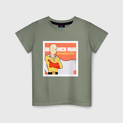 Детская футболка Сайтама One Punch Man