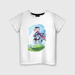Детская футболка Гуляющая Ци Ци