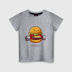 Детская футболка Бургер на спорте
