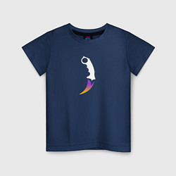 Детская футболка Керамбит градиент CS GO