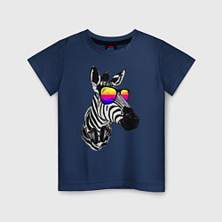 Детская футболка Зебра