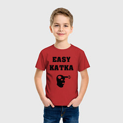 Футболка хлопковая детская Counter-Strike Easy Katka, цвет: красный — фото 2