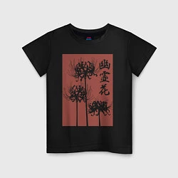 Детская футболка Призрачный цветок