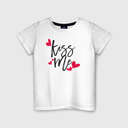 Детская футболка Kiss Me