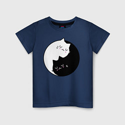 Детская футболка Yin and Yang cats