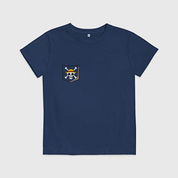 Футболка хлопковая детская One piece, цвет: тёмно-синий