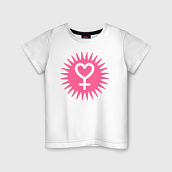 Детская футболка Женский символ