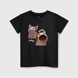 Детская футболка Cat Pop - Мем