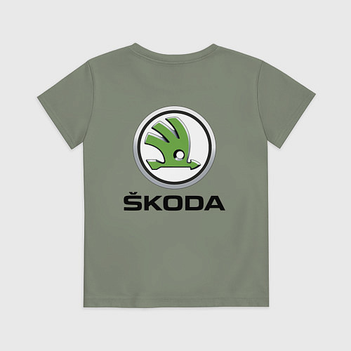 Детская футболка Шкодавод спина Z / Авокадо – фото 2