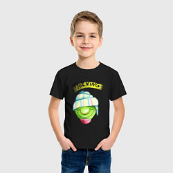 Футболка хлопковая детская Кактус, цвет: черный — фото 2