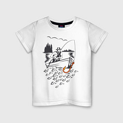 Детская футболка Рыбак