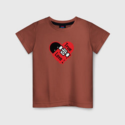 Детская футболка Настоящая Любовь Скейтборд