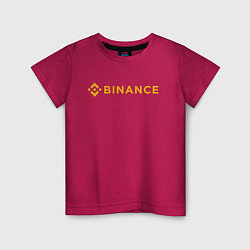 Детская футболка BINANCE БИНАНС БИРЖА