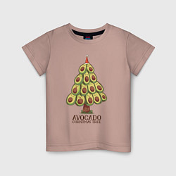 Детская футболка Avocado Christmas Tree
