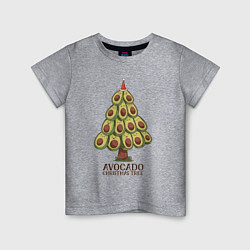 Детская футболка Avocado Christmas Tree