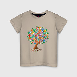 Детская футболка Древо познания