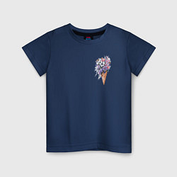Детская футболка Цветочное мороженое