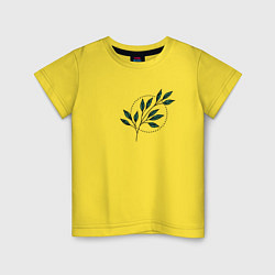Детская футболка Leaves